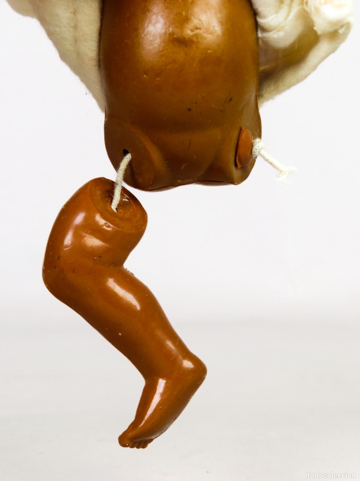 Mu&ntilde;ecas celuloide: Mu&ntilde;eco Marruecos Protectorado tarbuch celuloide a&ntilde;os 30 13,5 cm - Foto 4