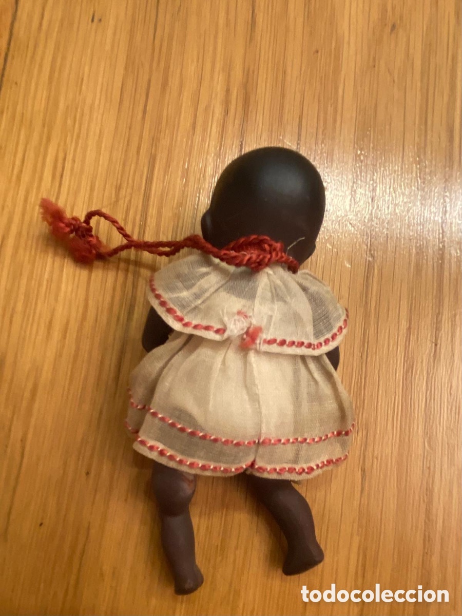 Mu&ntilde;ecas celuloide: Antiguo beb&eacute; negro de celuloide - Foto 2