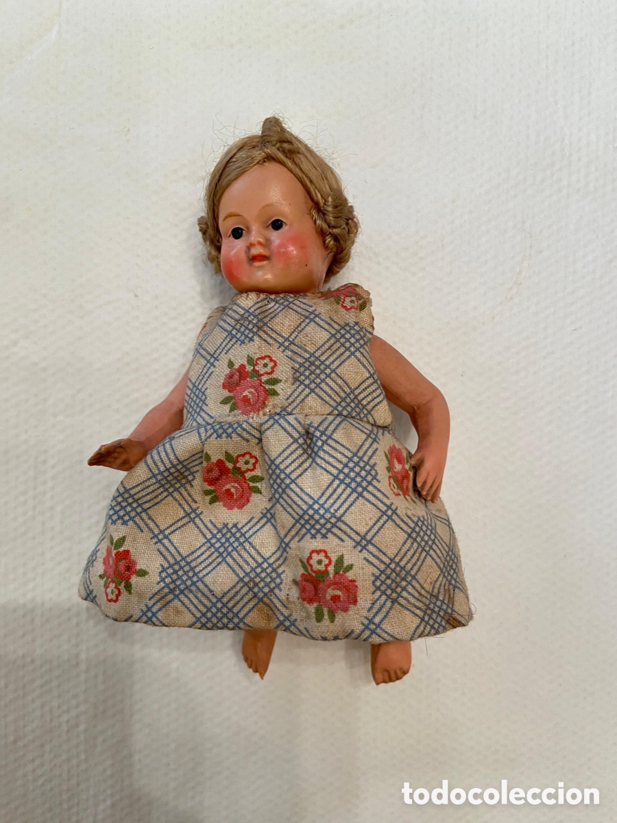 Mu&ntilde;ecas celuloide: Peque&ntilde;a mu&ntilde;eca alemana de celuloide - Foto 1