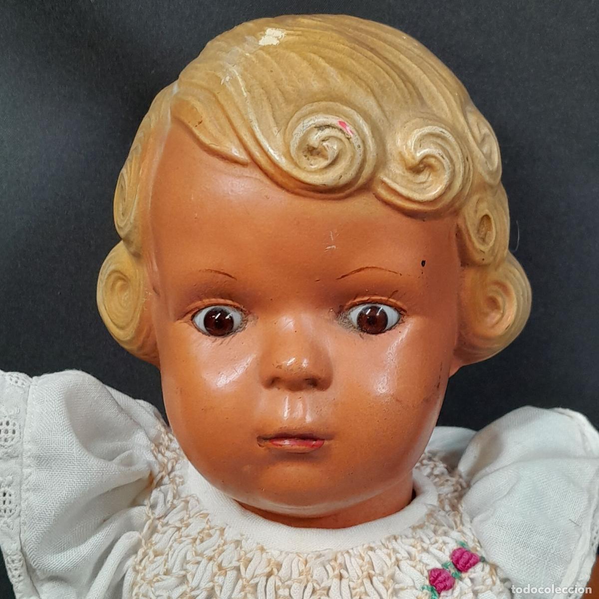 Mu&ntilde;ecas celuloide: MU&Ntilde;ECA REALIZADA EN CELULOIDE. JC-SA N&ordm; 35. ESPA&Ntilde;A, 1950 CA. - Foto 2