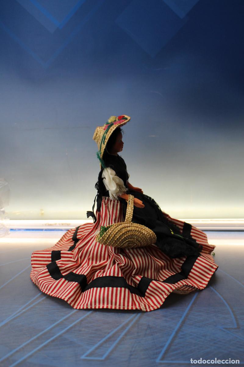 Mu&ntilde;ecas celuloide: 01. Antigua mu&ntilde;eca celuloide traje regional de Niza, Francia. - Foto 5