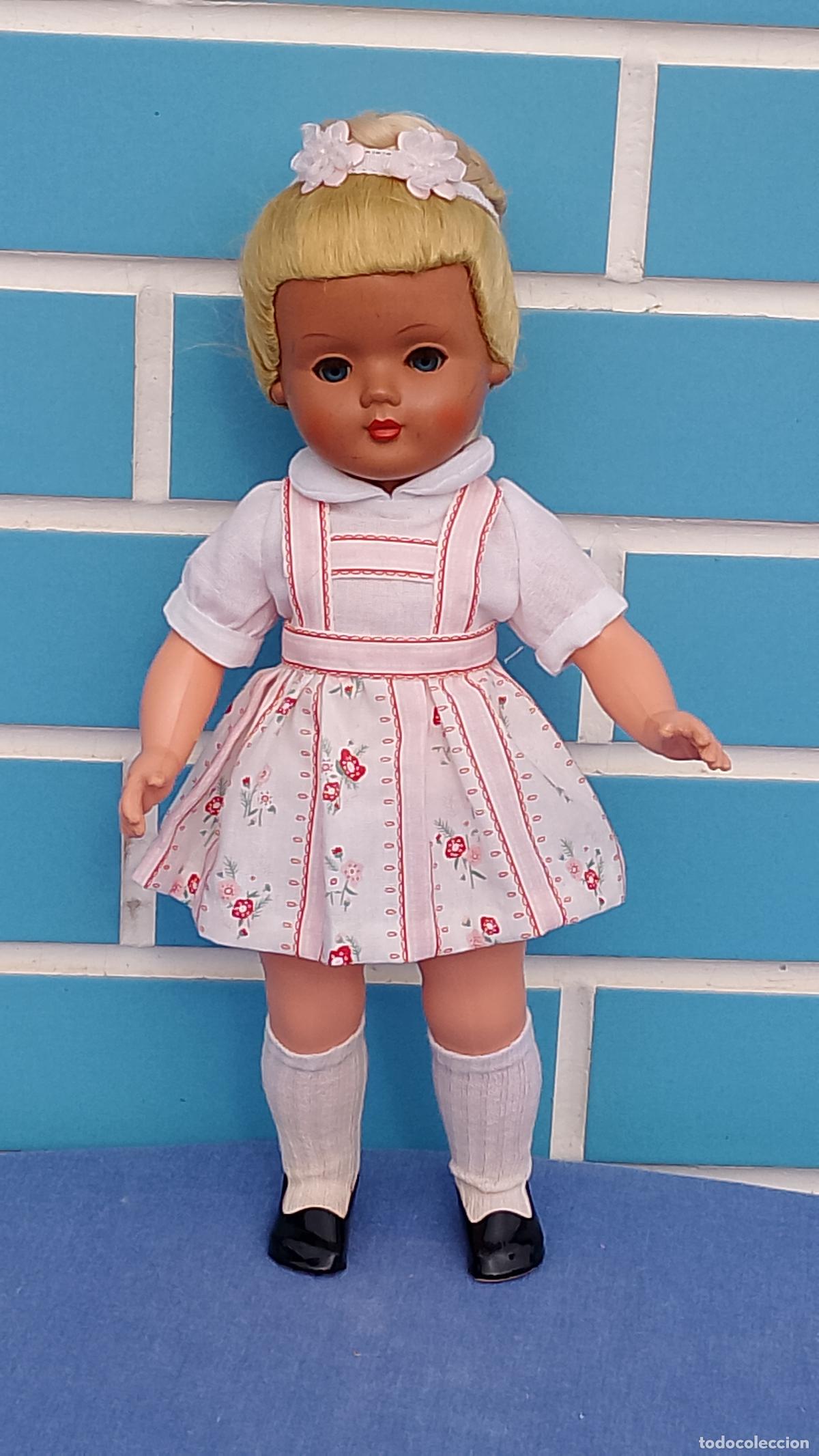 Mu&ntilde;ecas celuloide: Antigua mu&ntilde;eca de celuloide de los a&ntilde;os 50 - Foto 1