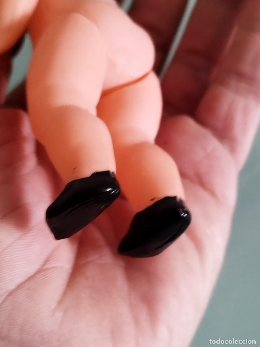Mu&ntilde;ecas celuloide: Antigua peque&ntilde;a mu&ntilde;eca de celuloide francesa, con el pelo a restaurar. - Foto 5