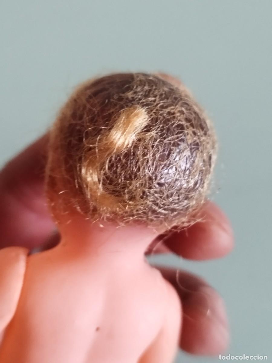 Mu&ntilde;ecas celuloide: Antigua peque&ntilde;a mu&ntilde;eca de celuloide francesa, con el pelo a restaurar. - Foto 6