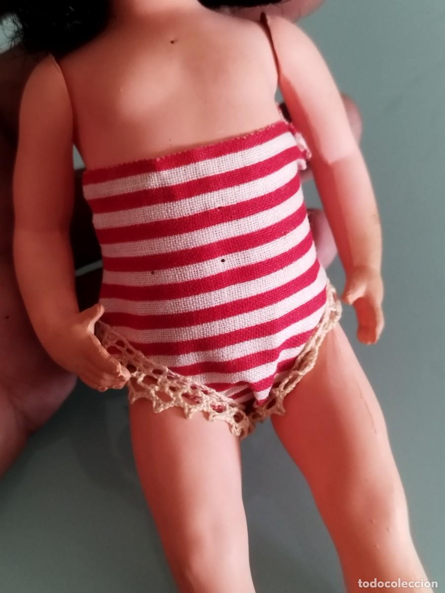 Mu&ntilde;ecas celuloide: Antigua Mu&ntilde;eca francesa PETITCOLLIN a&ntilde;os 40-50. - Foto 3