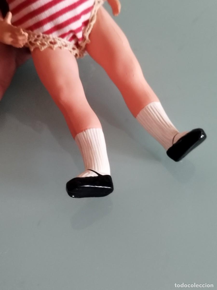 Mu&ntilde;ecas celuloide: Antigua Mu&ntilde;eca francesa PETITCOLLIN a&ntilde;os 40-50. - Foto 4