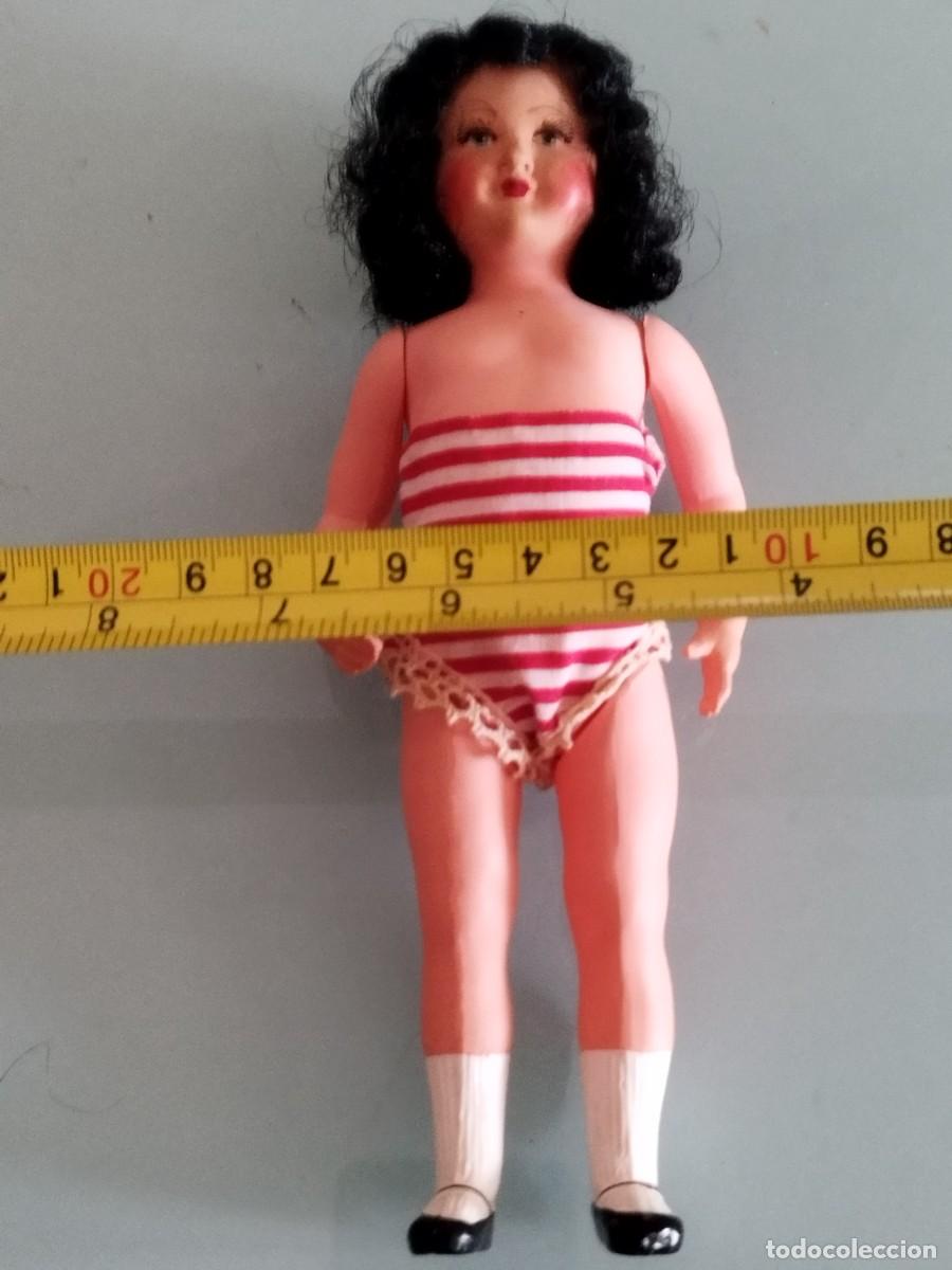 Mu&ntilde;ecas celuloide: Antigua Mu&ntilde;eca francesa PETITCOLLIN a&ntilde;os 40-50. - Foto 9