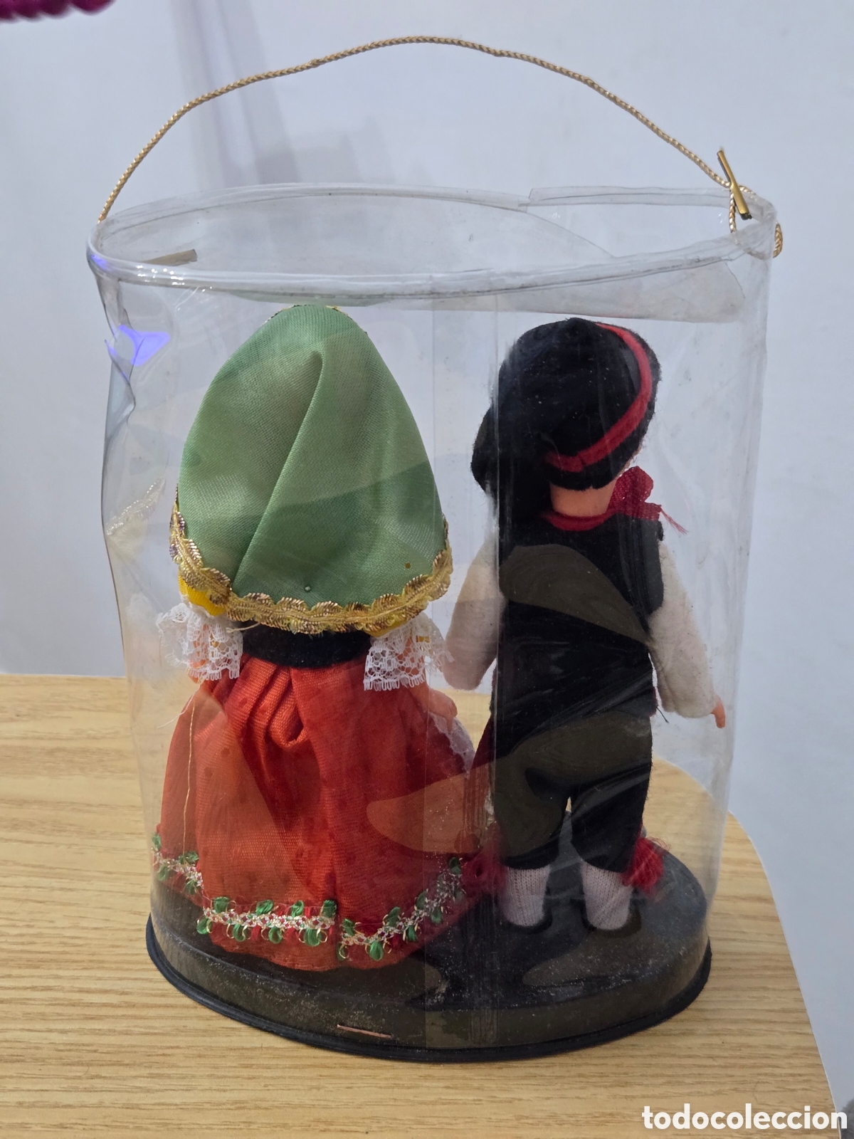 Mu&ntilde;ecas celuloide: Pareja mu&ntilde;ecos celuloide vintage de Sicilia - Foto 4