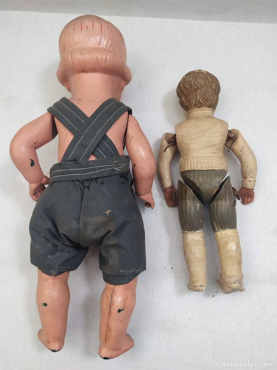 Mu&ntilde;ecas celuloide: 2 mu&ntilde;ecas de celuloide. Diferentes tama&ntilde;os. Diferentes marcas - Foto 2