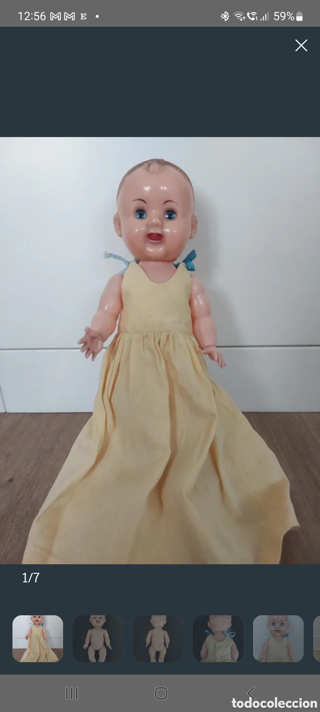 Mu&ntilde;ecas Celuloide: Antiguo mu&ntilde;eco de celuloide