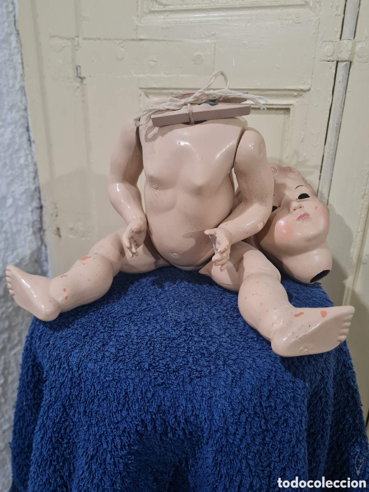 Mu&ntilde;ecas celuloide: Antigua mu&ntilde;eca de celuloide para restaurar - Foto 2
