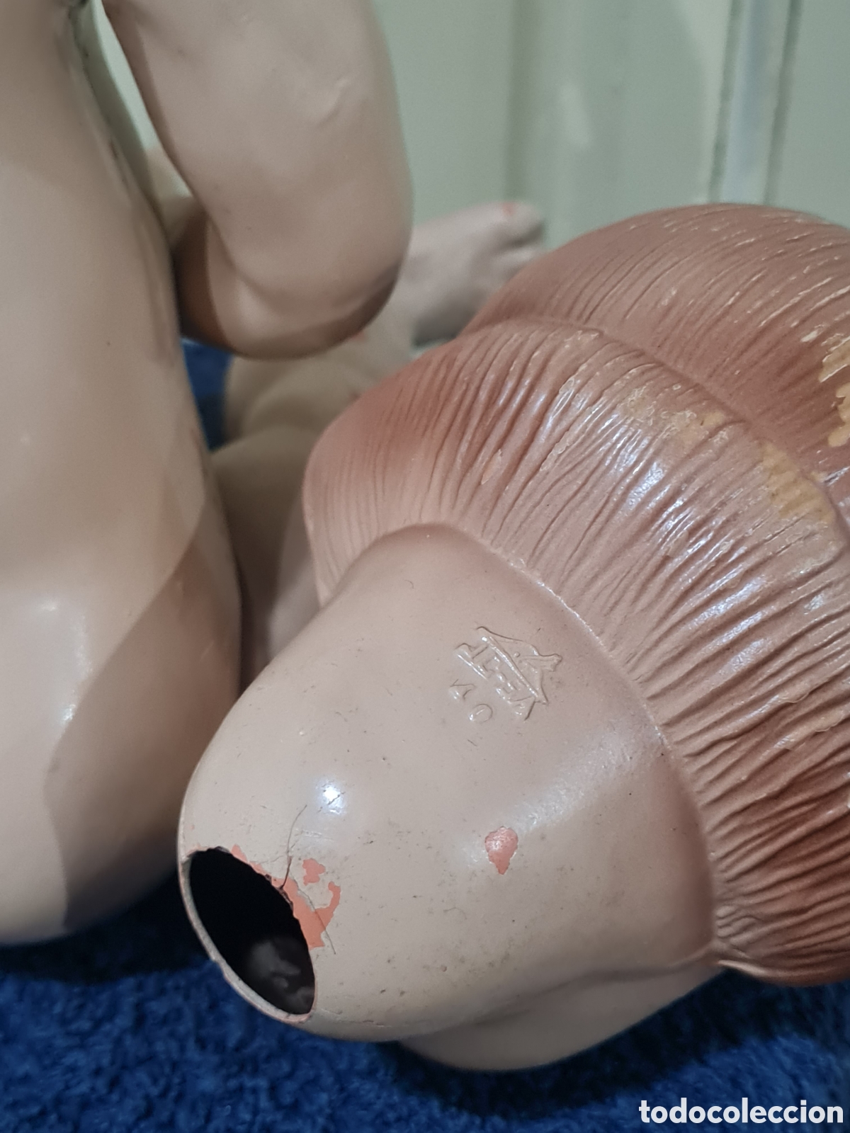 Mu&ntilde;ecas celuloide: Antigua mu&ntilde;eca de celuloide para restaurar - Foto 3