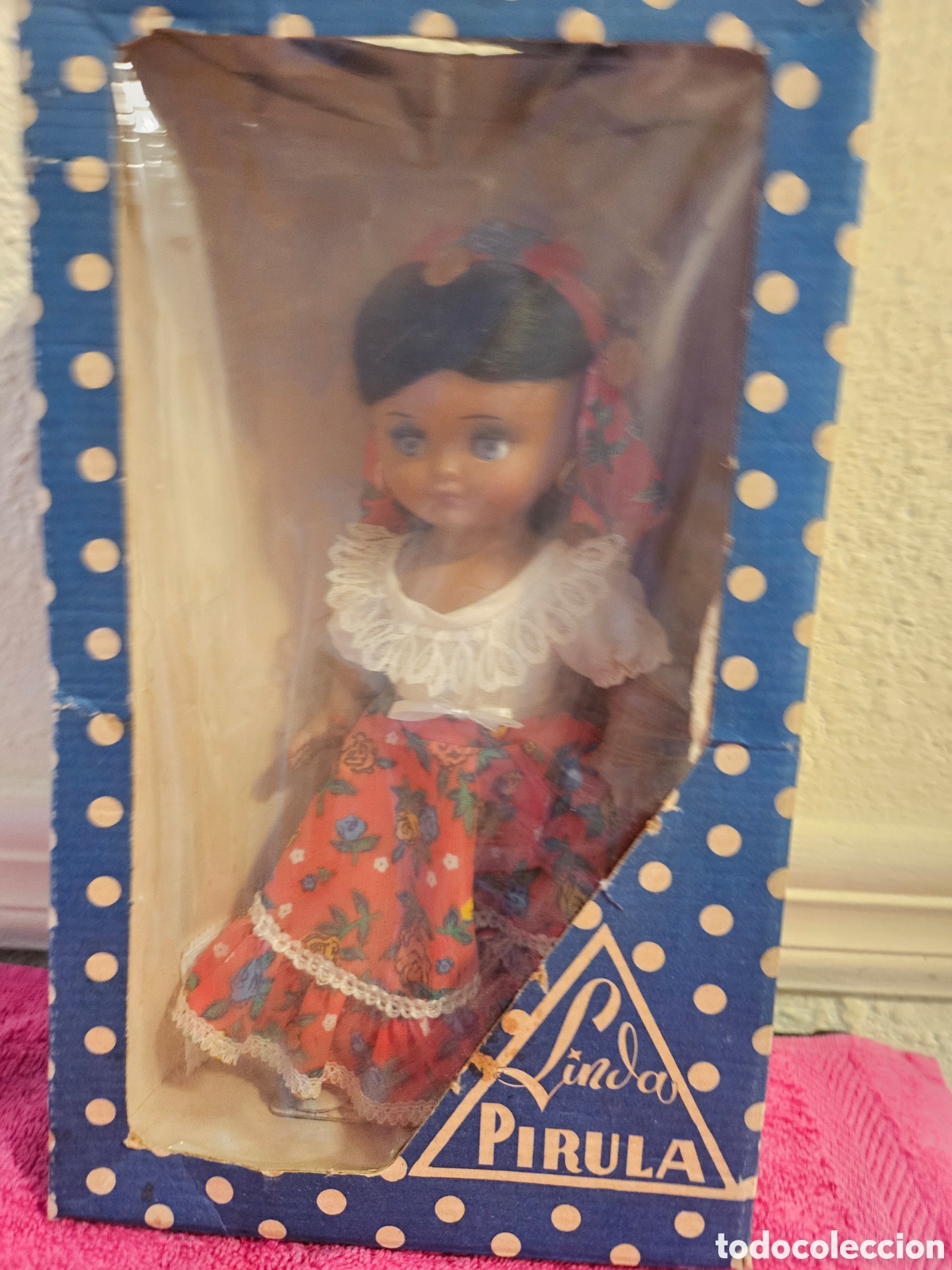 Mu&ntilde;ecas Celuloide: Mu&ntilde;eca Linda Pirula Z&iacute;ngara n&ordm; 104 en caja original