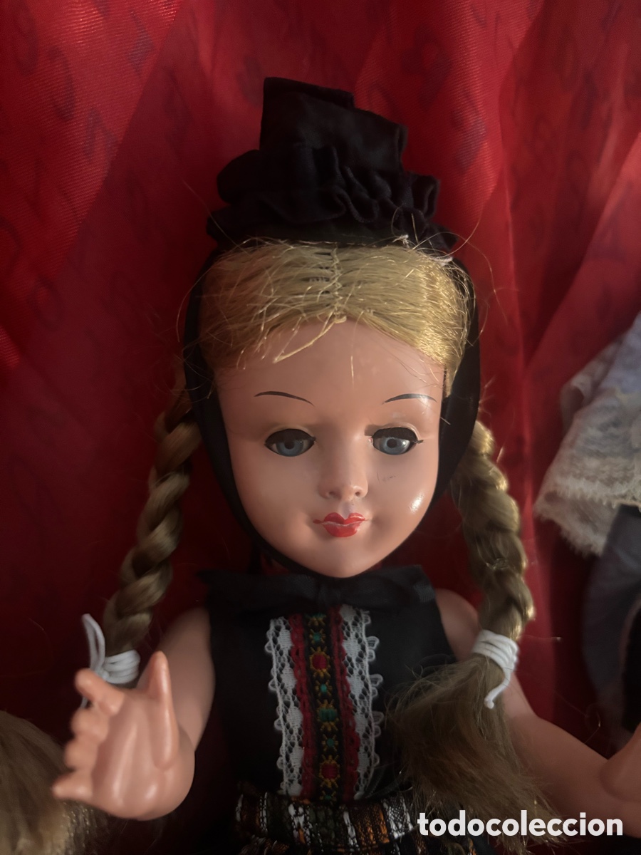 Mu&ntilde;ecas celuloide: Lote de tres mu&ntilde;ecas alemanas,de colecci&oacute;n - Foto 4
