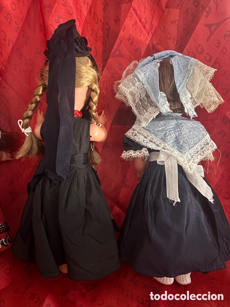 Mu&ntilde;ecas celuloide: Lote de tres mu&ntilde;ecas alemanas,de colecci&oacute;n - Foto 7