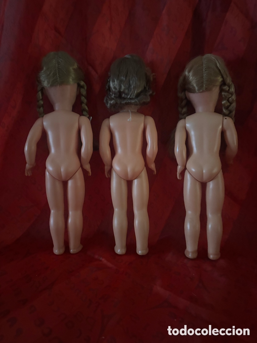Mu&ntilde;ecas celuloide: Lote de tres mu&ntilde;ecas alemanas,de colecci&oacute;n - Foto 12