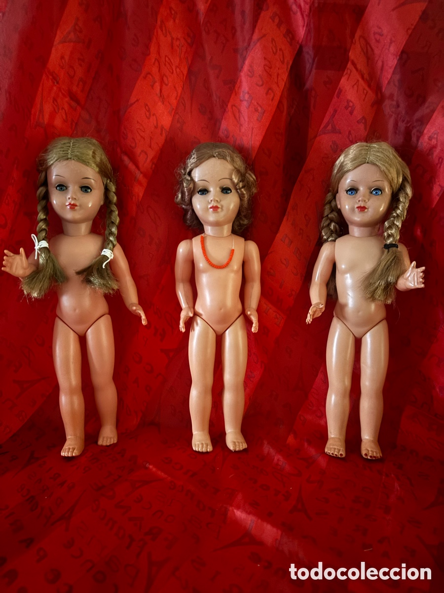 Mu&ntilde;ecas celuloide: Lote de tres mu&ntilde;ecas alemanas,de colecci&oacute;n - Foto 17