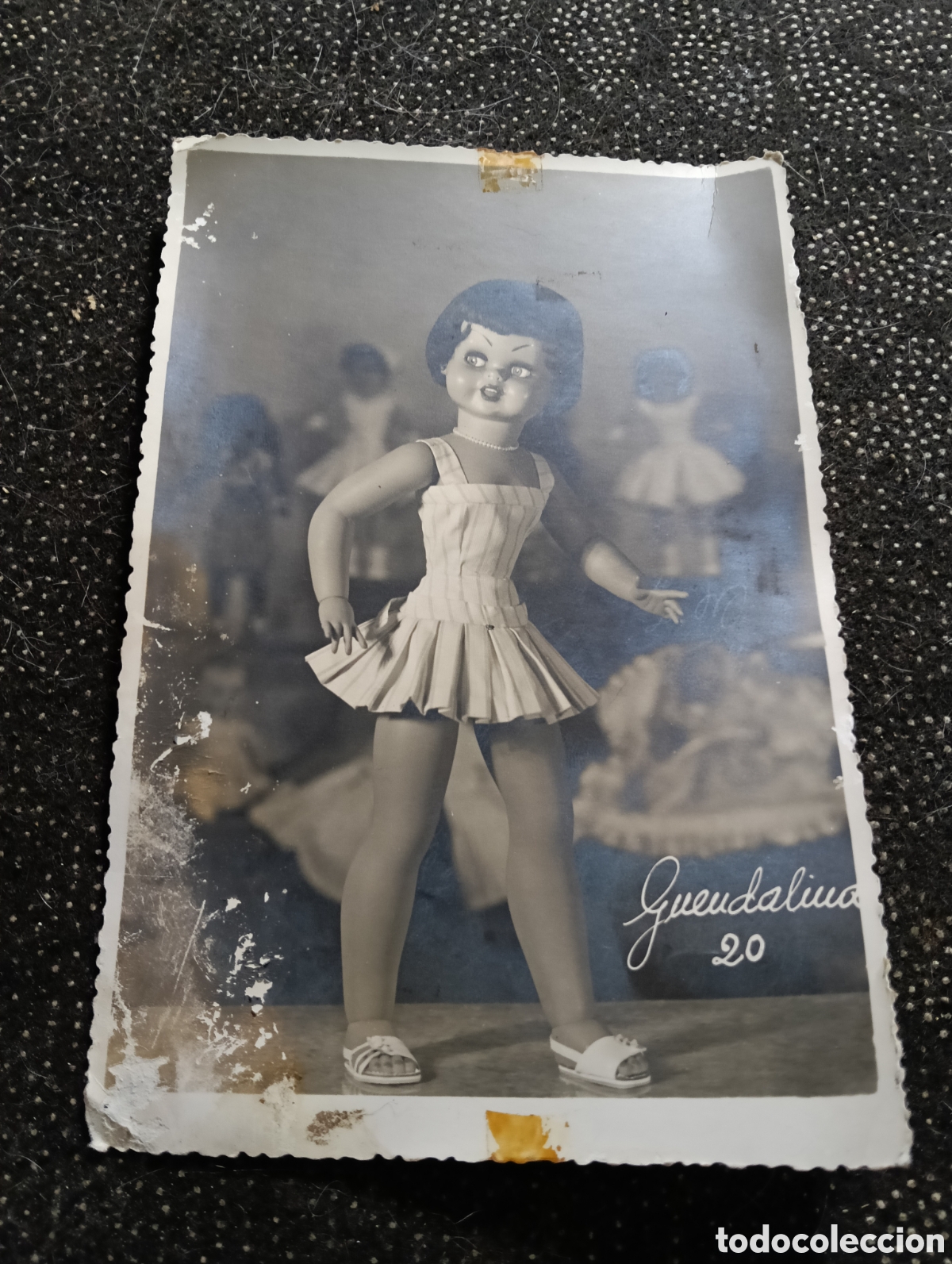 Mu&ntilde;ecas celuloide: Fotograf&iacute;a de la Mu&ntilde;eca Guendalina de primera generaci&oacute;n,
