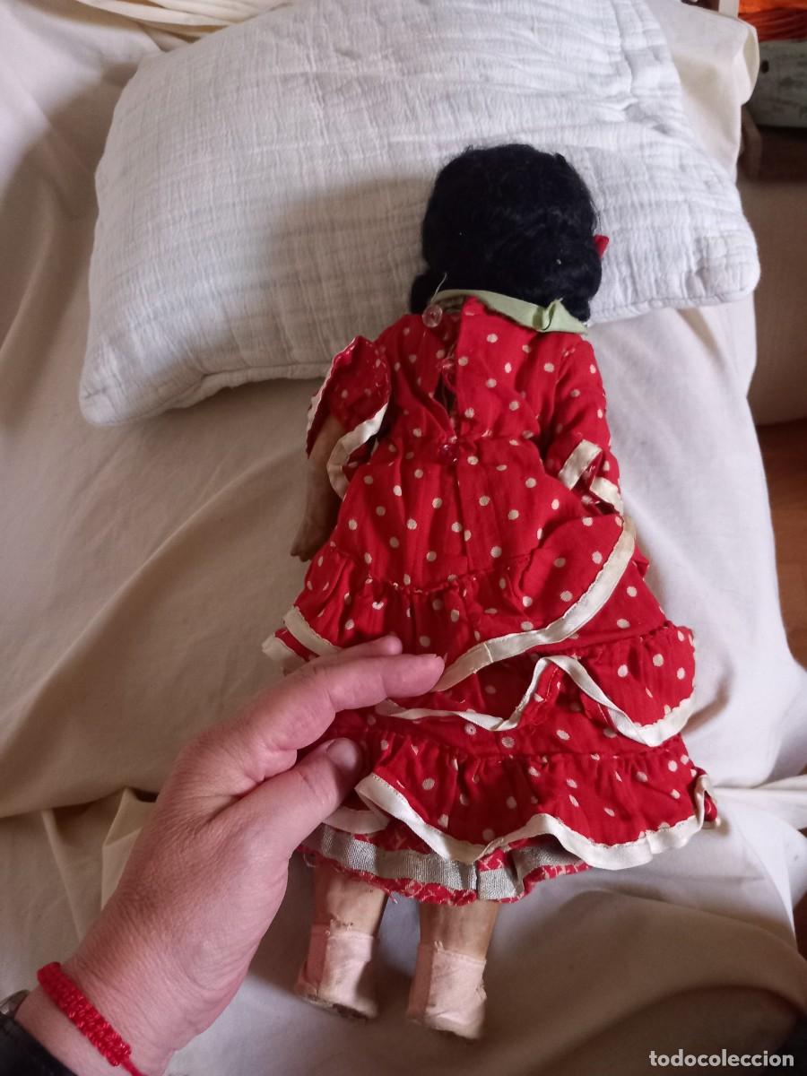 Mu&ntilde;ecas celuloide: ANTIGUA MU&Ntilde;ECA CELULOIDE Y CART&Oacute;N PIEDRA - Foto 6