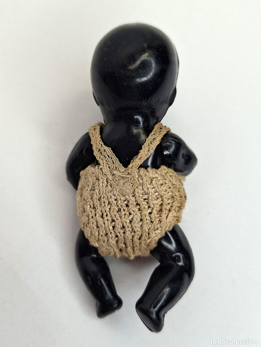 Mu&ntilde;ecas celuloide: MU&Ntilde;ECO BEBE DE CELULOIDE NEGRO, MIDE 8cm. - Foto 2