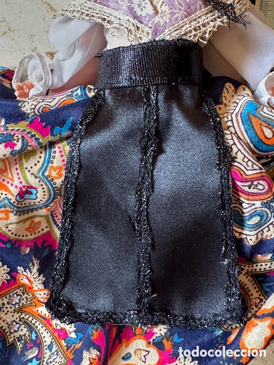 Mu&ntilde;ecas celuloide: Mu&ntilde;eca con vestido regional del a&ntilde;o 1940 aprox - Foto 10