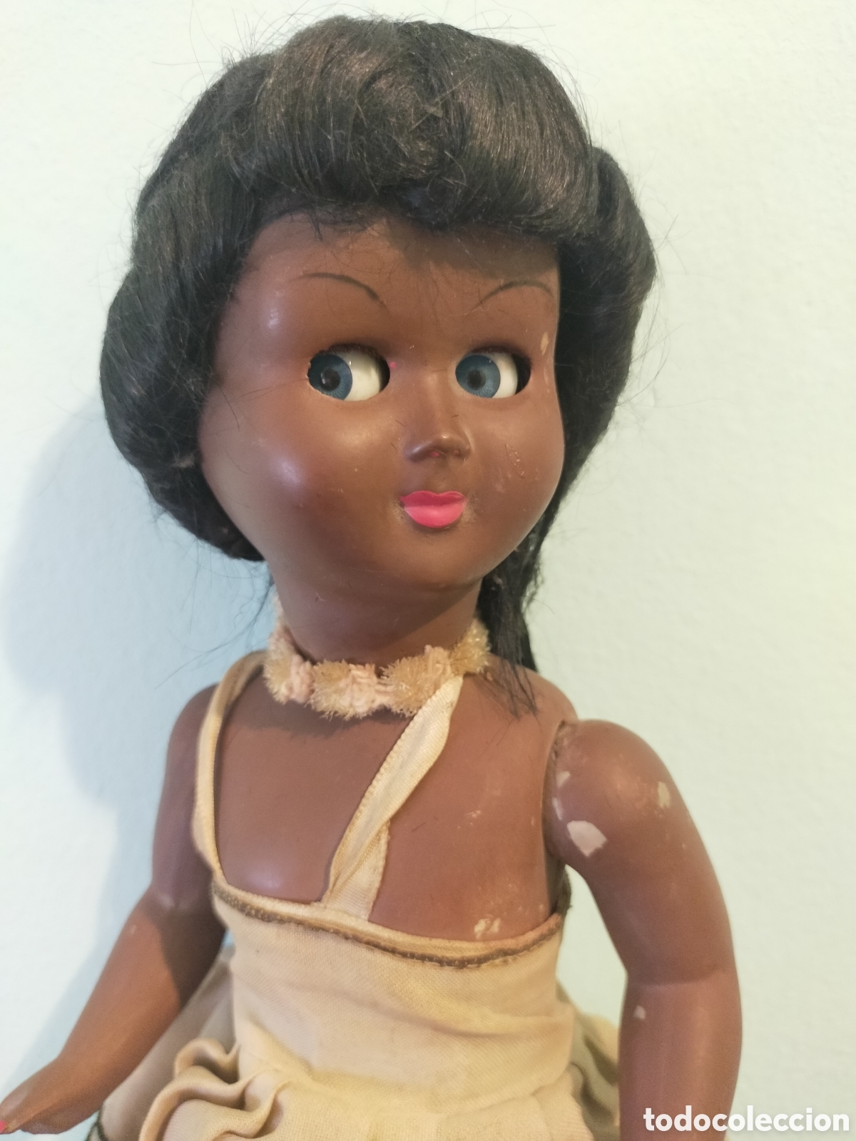 Mu&ntilde;ecas celuloide: Mu&ntilde;eca mulata desconozco fabricante - Foto 8