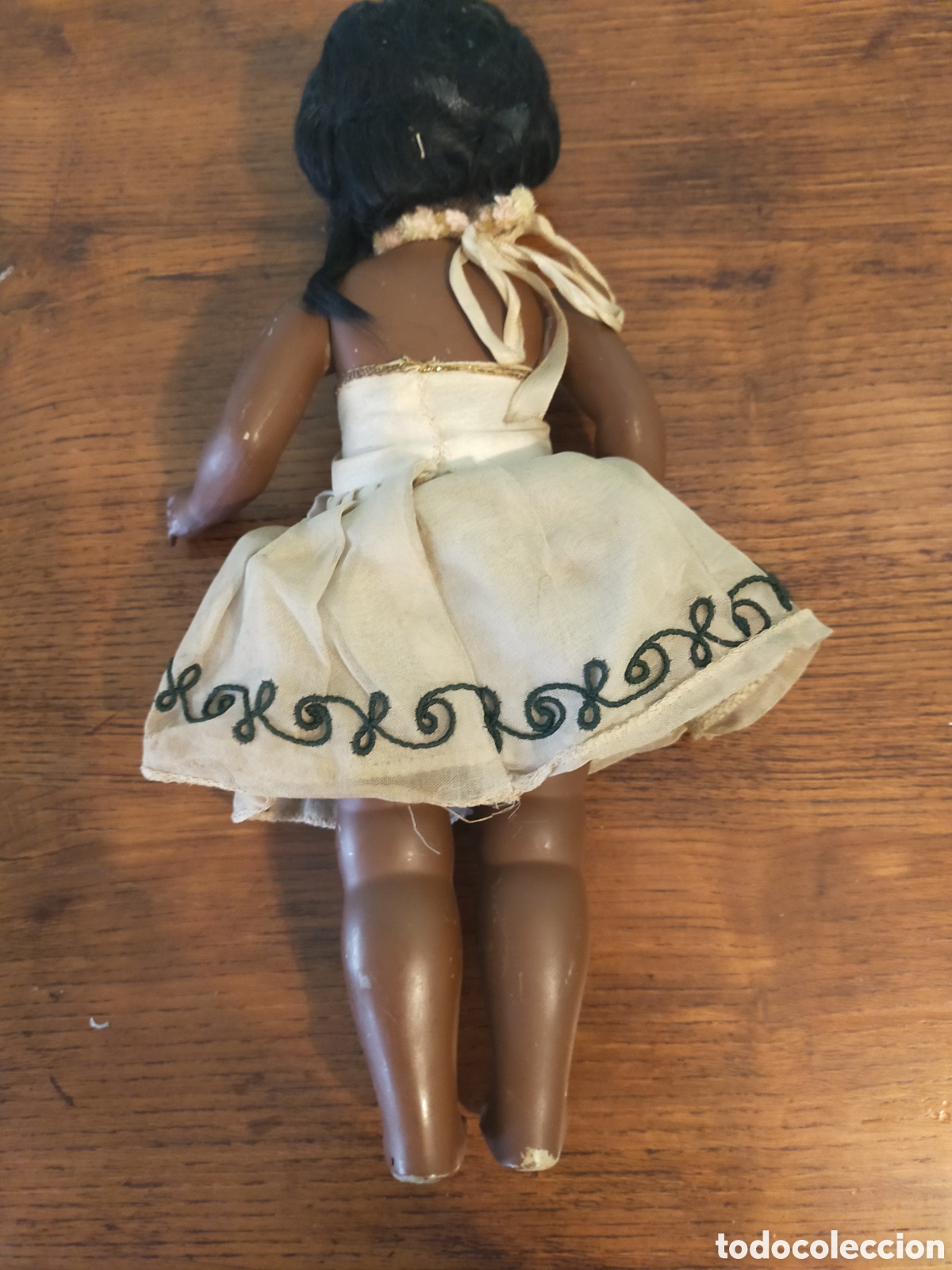 Mu&ntilde;ecas celuloide: Mu&ntilde;eca mulata desconozco fabricante - Foto 9