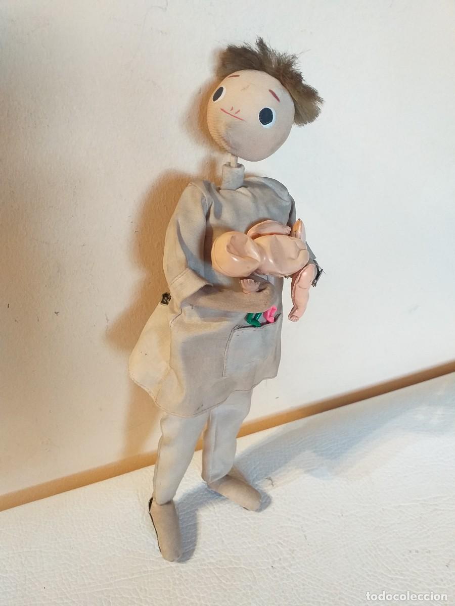 Celluloid Dolls: ANTIGUO Y RARO MU&Ntilde;ECO MEDICO PEDIATRA FUNCY DOLLS JAPAN