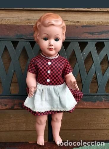 Mu&ntilde;ecas celuloide: Mu&ntilde;eca antigua celuloide alemana a&ntilde;os 40