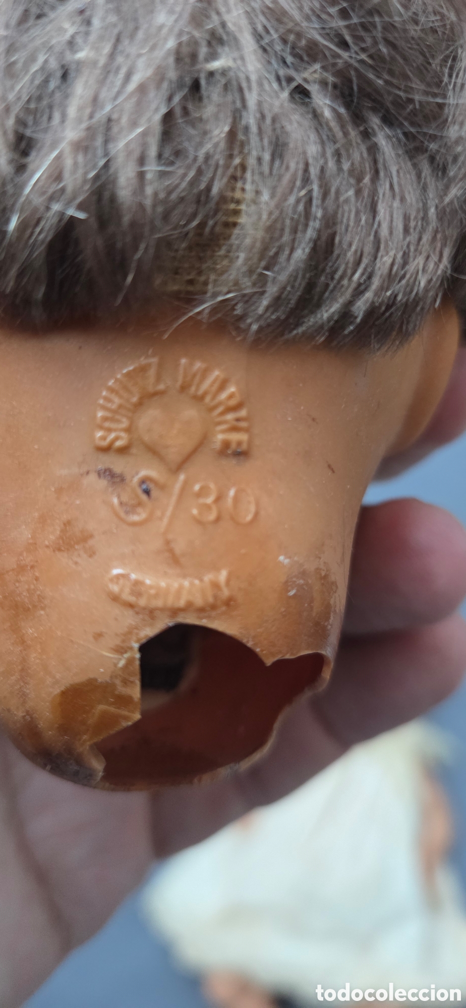 Mu&ntilde;ecas celuloide: MU&Ntilde;ECA ALEM&Aacute;N EN CELULOIDE A&Ntilde;OS 30/40 A RESTAURAR. - Foto 2