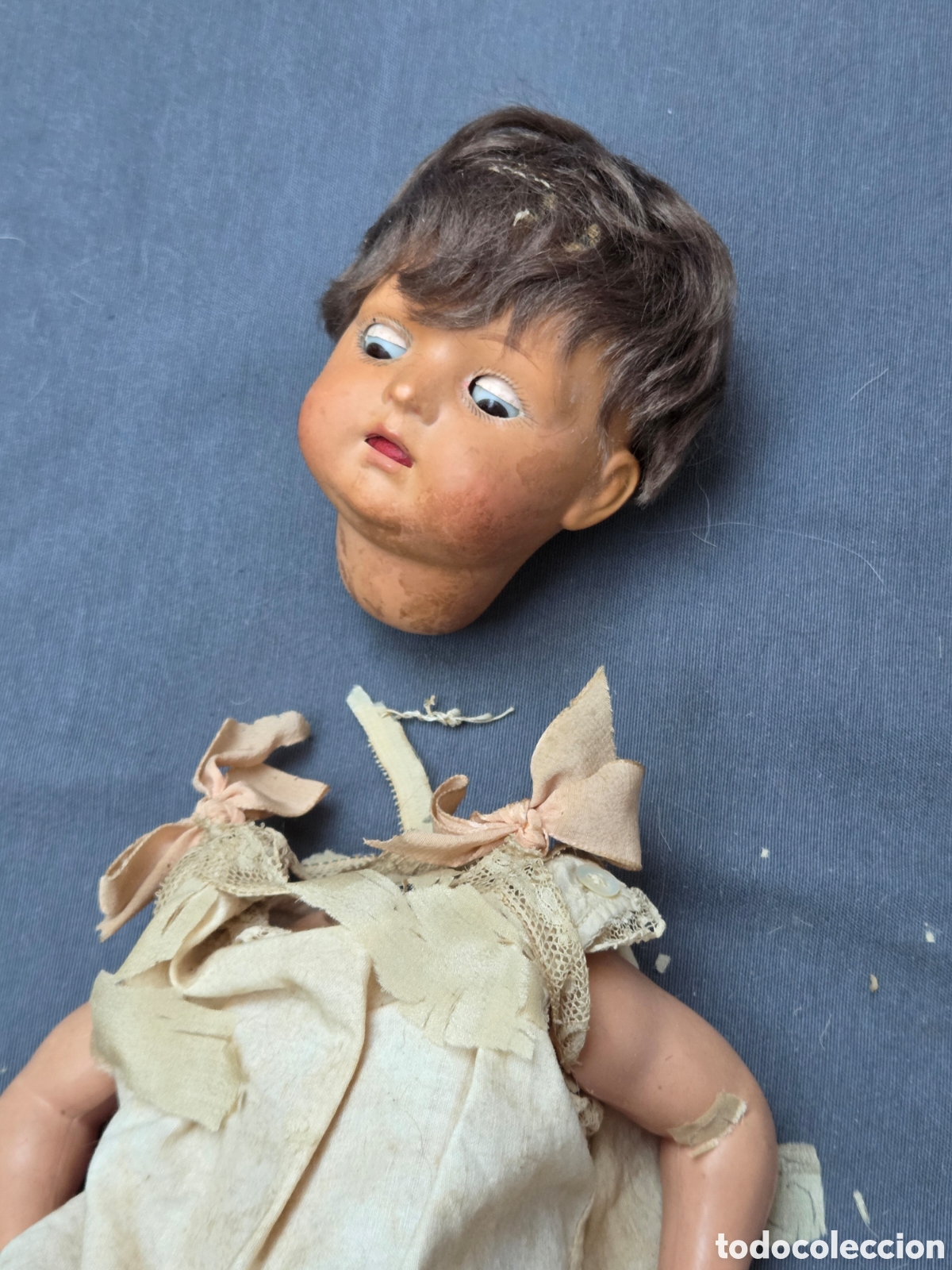 Mu&ntilde;ecas celuloide: MU&Ntilde;ECA ALEM&Aacute;N EN CELULOIDE A&Ntilde;OS 30/40 A RESTAURAR. - Foto 6