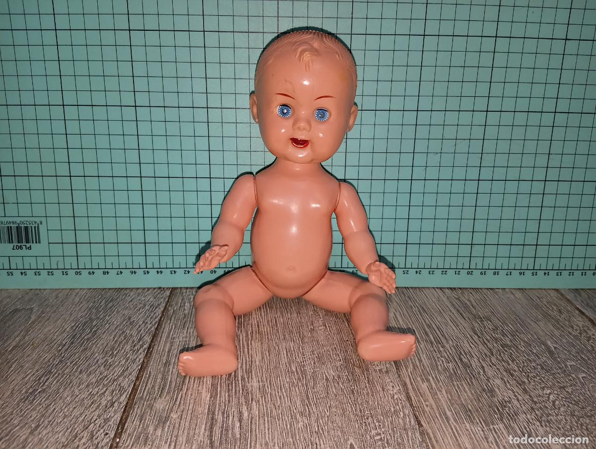 Mu&ntilde;ecas celuloide: Mu&ntilde;eco Beb&eacute; OK KADER a&ntilde;os 50 Celuloide Made in Hong Kong Vintage