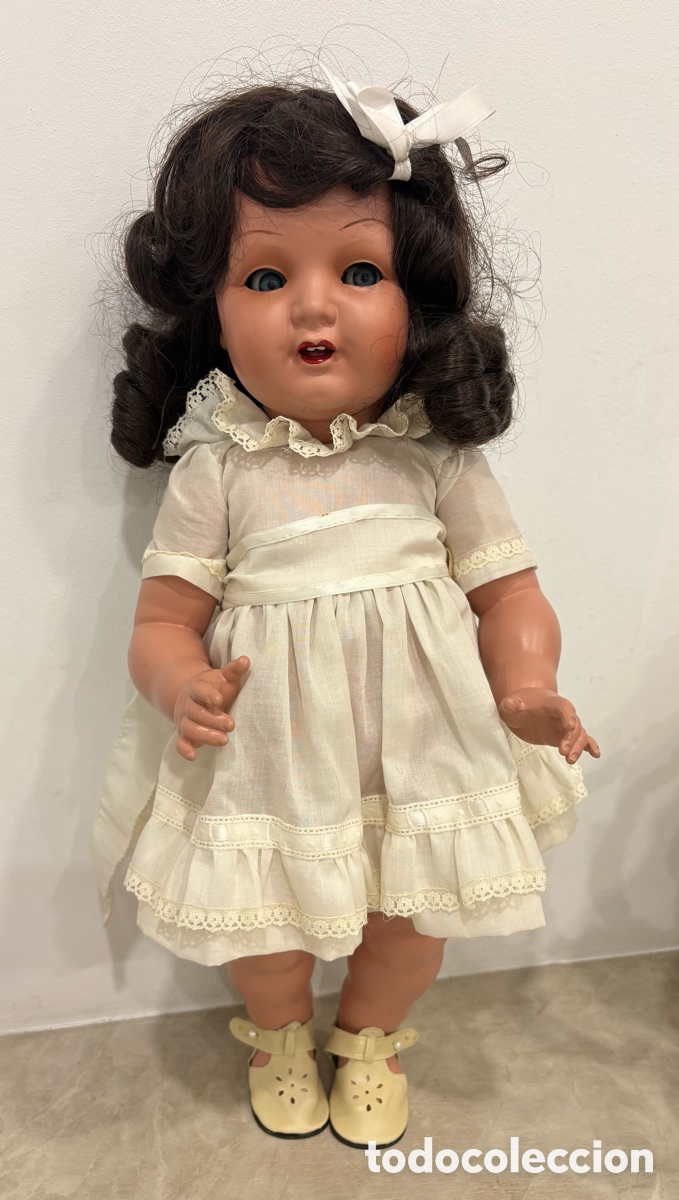 Mu&ntilde;ecas celuloide: Antigua mu&ntilde;eca alemana de celuloide Kammer&Reinhardt a&ntilde;os 30-40. Marcada en la nuca y el cuerpo. M