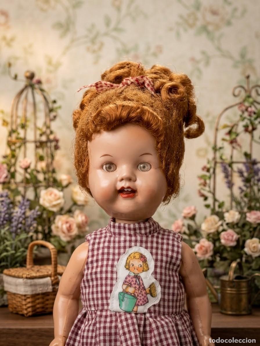 Mu&ntilde;ecas celuloide: Mu&ntilde;eca antigua Roddy caminadora - Foto 2