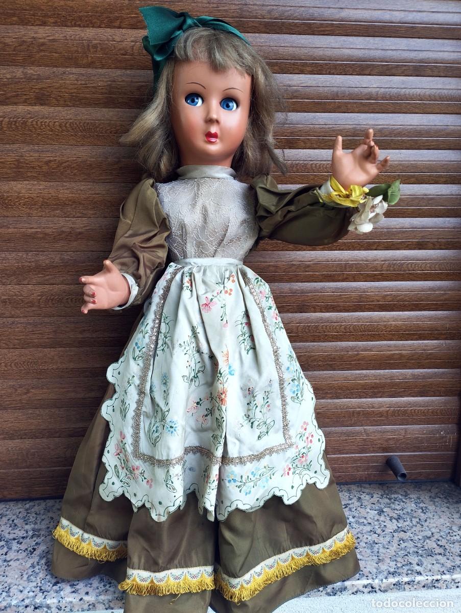 Mu&ntilde;ecas celuloide: MU&Ntilde;ECA ANTIGUA CELULOIDE OJOS BASCULANTES, TAMA&Ntilde;O GRANDE ALEMANA O ITALIANA