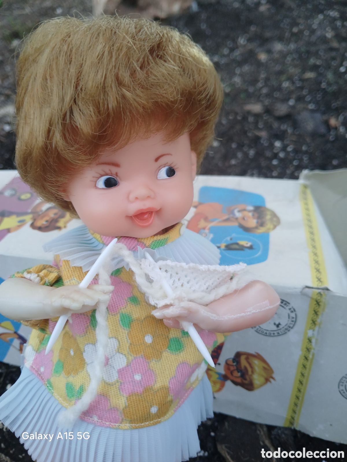 Mu&ntilde;ecas celuloide: MU&Ntilde;ECAS ATLEQUIN, MU&Ntilde;ECA LISTINA CUERDA EN CAJA ORIGINAL. - Foto 4