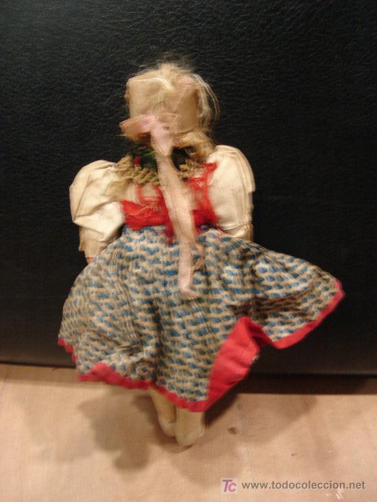 Mu&ntilde;ecas composici&oacute;n: MU&Ntilde;ECA ANTIGUA DE TRAPA CON CABEZA DE PASTA DURA - Foto 2