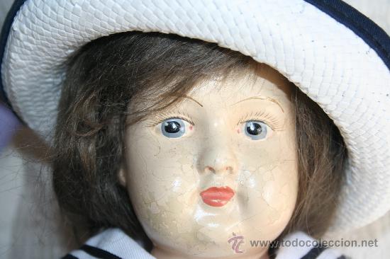 Muñecas Composición: antigua muñeca de piel de cabritilla americana - Foto 1 - 31146204