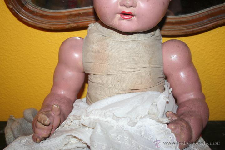 Mu&ntilde;ecas composici&oacute;n: antiguo mu&ntilde;eco bebe enorme de composicion - Foto 11