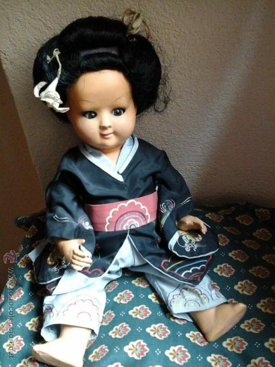 Mu&ntilde;ecas composici&oacute;n: Mu&ntilde;eca japonesa antigua - Foto 4
