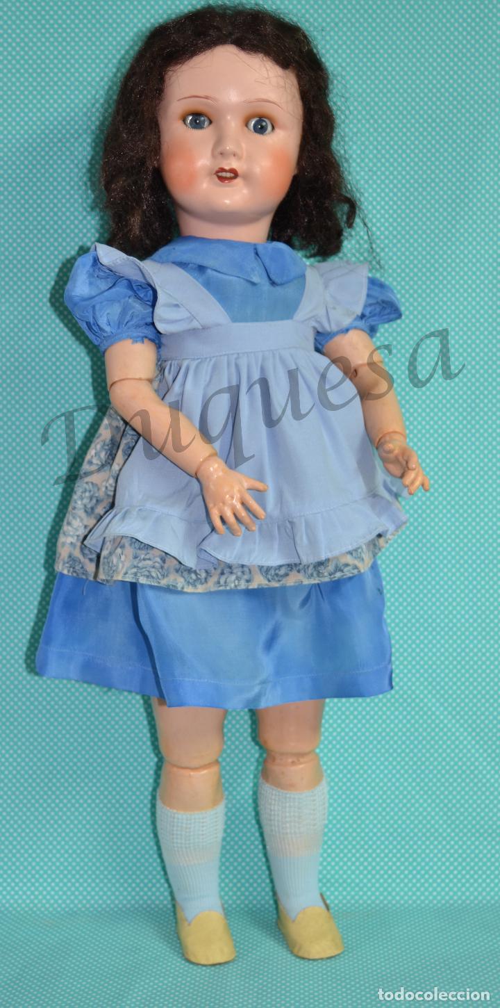 Mu&ntilde;ecas composici&oacute;n: VA-ANTIGUA MU&Ntilde;ECA PARIS 301 12 - Foto 5