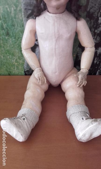 Mu&ntilde;ecas composici&oacute;n: Antigua mu&ntilde;eca francesa de 61 cm (ADMITO OFERTAS) - Foto 7
