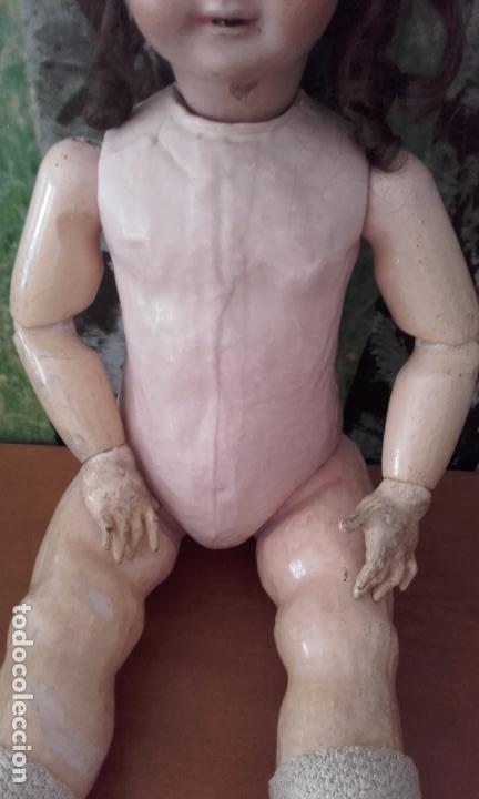 Mu&ntilde;ecas composici&oacute;n: Antigua mu&ntilde;eca francesa de 61 cm (ADMITO OFERTAS) - Foto 13