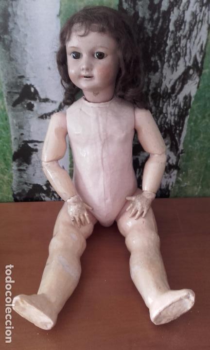 Mu&ntilde;ecas composici&oacute;n: Antigua mu&ntilde;eca francesa de 61 cm (ADMITO OFERTAS) - Foto 15