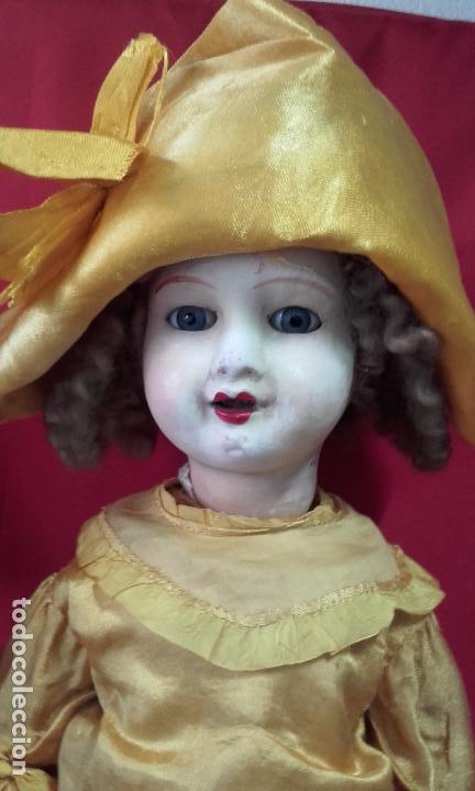 Mu&ntilde;ecas composici&oacute;n: Antigua mu&ntilde;eca francesa numerada 76 cm (ADMITO OFERTAS) - Foto 3
