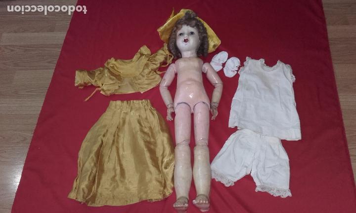 Mu&ntilde;ecas composici&oacute;n: Antigua mu&ntilde;eca francesa numerada 76 cm (ADMITO OFERTAS) - Foto 16