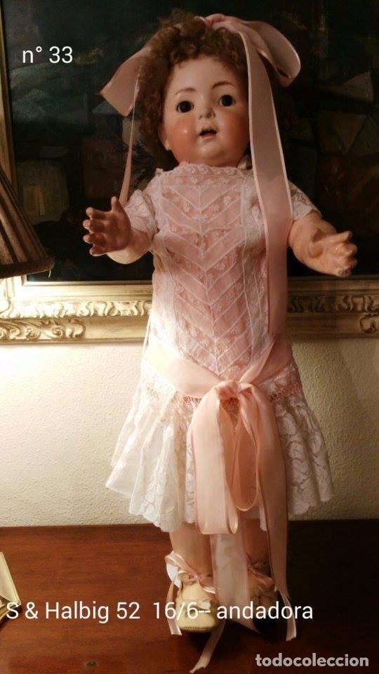 Mu&ntilde;ecas composici&oacute;n: Mu&ntilde;eca Simon & Halbig andadora molde 1616 - Foto 1