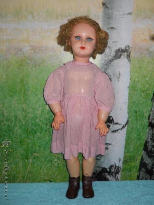 Mu&ntilde;ecas composici&oacute;n: Antigua mu&ntilde;eca de composici&oacute;n de 64 cm (ADMITO OFERTAS) - Foto 1