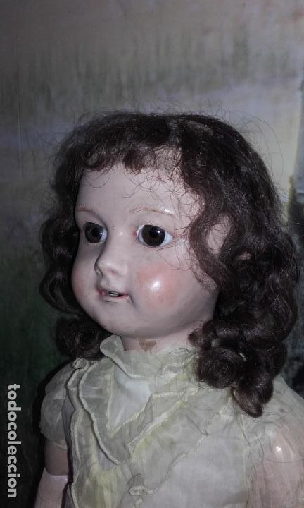 Mu&ntilde;ecas composici&oacute;n: Antigua mu&ntilde;eca francesa de 61 cm (ADMITO OFERTAS) - Foto 3