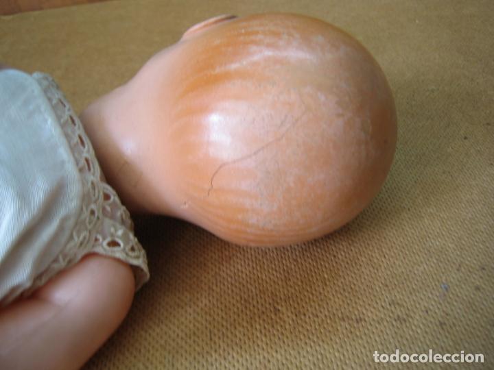 Mu&ntilde;ecas composici&oacute;n: Antiguo mu&ntilde;eco cabeza de vinilo y plastico. M 37 cm - Foto 3